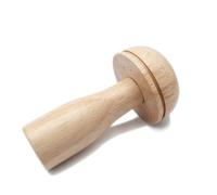 Darning Mushroom Kit - 10.5×6×3cm Wooden Mending Tool With Needles Yarn Elastic Strap, DIY Sewing Craft Darner Set For Socks Sweaters Pants Hats Scarves Repair