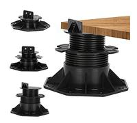 Daromigo Lote de 20 apoyos ajustables para terraza de 60 a 140 mm - Pies ajustables - Para losas de terraza, subestructura