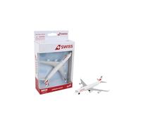 Daron Avión de juguete - Swiss - Modelo de avión de metal fundido a presión con piezas de plástico para niños a partir de 3 años
