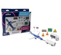 Daron JetBlue A321 - Globos A321 de 12 Piezas de avión de Metal Fundido a presión y plástico, vehículos y Accesorios, Juguete y Coleccionable, para Mayores de 3 años