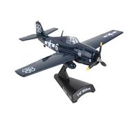 Daron Postage Stamp PS5351-3 F4F Wildcat USN USS Petrof Bat #6 1/87 Modelo de exhibición Fundido a presión con Soporte