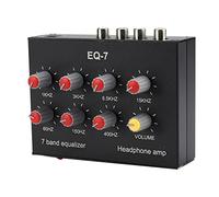 Daroplo EQ-7 Car Audio Headset Amplifier 7-Band EQ Equalizer 2 Channel Digital Sound Equalizer