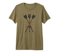 Dart Arrows Deportes de Interior Camiseta Premium