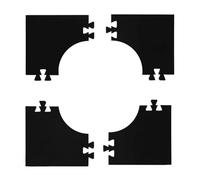 Dart Board Backboards - 4 Pieces Spliced Square Dartboard Wall Surround | High-Density Protective EVA Foam Dart Board Wall Guard Backer, Stable Border Saver Mat
