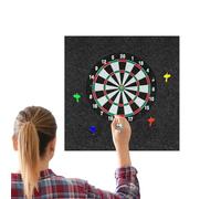 Dart Board Backing, Wall Tile Protector, Large Dartboard Surround Professional Design, Sturdy Backer Panel, Game Room Barrier for Garage, Home, 23.62x35.43x0.47 Inches