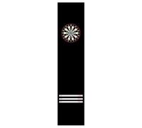 Dart Board Floor Mat - 118-Inch Crystal Velvet Non-Slip Protection with Integrated Throw Line & Ruler, Professional Wear-Resistant Training Pad | Soft Carpet Protector For Home Game Room