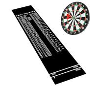 Dart Board Mat for Floor - Portable Floor Protection Mat with Throw Line, Non Slip Dart Carpet, Game Area Marking Rug | Sports Practice Accessory for Game Room Recreation Center Sports Club Office