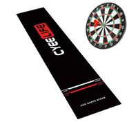 Dart Board Mat - Non-Slip Portable Floor Protection with Throw Line | Protective Dart Mat for Game Room Recreation Center Sports Club Office Basement, All Skill Levels