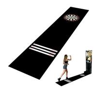 Dart Board Mat, Soft Dart Carpet, 118x13.4inches Darts Board Mat with Throw Line, Professional Darts Training Supply, Indoor Party Offices Competition, Room Holiday Birthday Training Outdoor Home Use