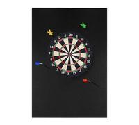 Dart Board Wall Protector, Dart Game Mat, Removable Felt Backing, Professional Grade Collision Shield, Game Room Garage Classroom Use, 23.62x23.62 or 23.62x35.43 Inches Black 1 Piece