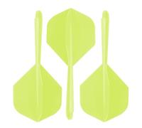 Dart Flights - Juego de accesorios integrados para dardos | Ejes equilibrados de alta precisión | Aletas de cola de dardos profesionales para práctica de torneos de entrenamiento casual, paquete de 3