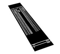 Dart Floor Mat, Throw Line Carpet, 118x13.4in Portable Game Protection Mat with Anti Slip Base System, Sturdy Floor Shield Design, Accurate Distance Marking Style, Game Room Use