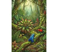 Dart Frog Journal - Natural Habitat Cover: Part of the Lizard Collection - Themed for Kids, Teens & Adults - with Unlined Pages