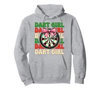 Dart Girl Dardos Diana Rosa Coquette Bow Sudadera con Capucha