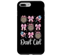 Dart Girl Darts Darts Darts Player Dartboard Coquette Bow Pink Carcasa para iPhone 7 Plus/8 Plus