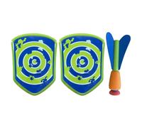 Dart Throwing Game, Rocket Shape Sticky Dart Board, Soft EVA Board Set, Parent-Child Interactive Toys for Kids, Hand-Eye Coordination Training for Boys and Girls