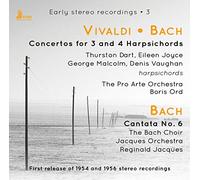 Dart, Thurston - Vivaldi, Bach: Concertos For 3 Or 4 Harpsichords, Bach: Cantata No. 6