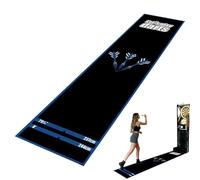 Dart Zone Mat - Floor-Protection Throw Line Sheet, Non Slip Game Pad, Portable Target Distance Layout Rug, Recreation Accessory, Dart Practice for Game Room Garage Basement