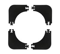 Dartboard Surround, 4 piezas empalme interior protector de pared, 45 cm Dart Board Backing Guard for Home Basement Garage Break Room Dorm Gym Game Room Safety Dart Protection Use