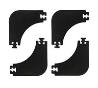 Dartboard Surround - 4 piezas Splicing Inner Round Surround | Dart Board Backing Wall Protectors for Home Basement Garage Break Room Dorm Gym and Others