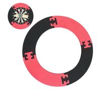 Dartboard Surround Protector, Flocked Noise Reduction Protector, 13 Inches Dartboard Wall Ring with Cushion, EVA Foam Target Guard, Game Room Barrier Classic, Indoor Recreation for Bar Basement