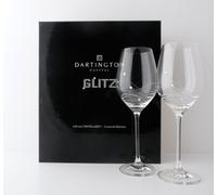 Dartington Glitz - Juego de 2 Copas de Vino con Cristales, Regalos Personalizados Personalizables