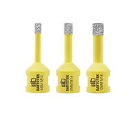 DARTOTEK Brocas de Diamante 6/8/10mm x M14-3 Piezas Corona para Porcelánico Azulejos Cerámica Mármol Granito para Amoladora Angular