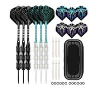 Darts Acero Acero 1 Conjunto Juego Agujas Aguja Aluminio Punta Acero Metal Dardos con Dardos Caja Transporte Parte Fácil Usar Dardo Acero Tablero Dardos Punta