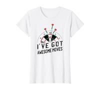 Darts Cañas de Dardos Gaming Jugador de Dardos Diana Dardo Camiseta gráfica económica, Mujer, Blanco, L