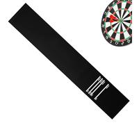 Darts Mat Non-slip Shock Absorbing Cushioned Pad With 4 Throw Distances 300x34cm Dart Carpet Mat for Men Family Adult Indoor Playroom Living Room Bar Party Floor Protector Professional Home Set