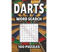 Darts Word Search: 100 Pages of Bullseye Puzzles, Word Scramble, Word Find, and Vocabulary Activities for Kids, Adults, and Seniors
