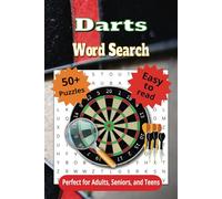 Darts Word Search: A Dart Themed Word Find Puzzle for Adults, Seniors, and Teens