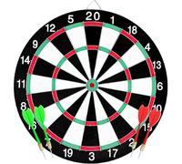 Dartspiel Set, Dartscheibe mit Pfeilen, Juego de Dardos de Doble Cara,Set Profesional de Diana,Diana con 4 Dardos,Tablero Dardo Clásico Soporte Pared para Adultos Adecuado Actividades al Aire Libre