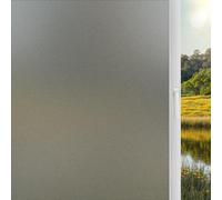 DARUITE Vinilos para Cristales 30x200cm, Gris Esmerilado Vinilo para Ventanas Privacidad, Opaco Anti-UV Electrostaticos Autoadhesivo Decorativo Vinilo Adhesivo Cristal para Puertas Cristal Cocina