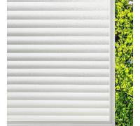 DARUITE Vinilos para Cristales 44.3x200cm, Esmerilado Rayas Vinilo Adhesivo Cristal Decorativos Electrostatico Anti UV Translucido Laminas Vinilo Ventana Privacidad para Hogar, Oficina, Cocina