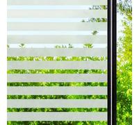 DARUITE Vinilos para Cristales 90x300cm, Esmerilado Rayas Vinilo Ventana Privacidad, Translucido Decorativos Anti UV Electrostaticos Vinilo Adhesivo Cristal para Puertas Cristal Cocina Oficina