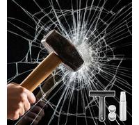 DARUITE Vinilos para Cristales, Película De Seguridad Transparente E Irrompible De 4 Mil, Adhesivo De Seguridad Vinilo Ventana Antirroturas para Ventanas De Hogar, Tienda Y Oficina (75 x 200 cm)