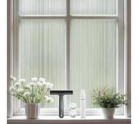DARUITE Vinilos para Ventanas Privacidad con Efecto Vidrio Estriado Vinilos para Cristales Decorativo Estática Autoadhesivo Translucido Lámina Privacidad Ventana para Hogar Oficina 75x200cm