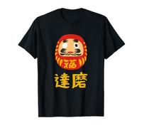 Daruma Doll Good Luck Charm Bodhidharma Camiseta