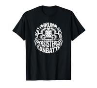 Daruma Ganbatte Fortune Anime japonés Otaku Word Souvenir Camiseta
