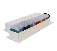 DARUMA Sashiko Hilo 100% algodón, tipo tarjeta (32,8 m) x 29 colores (grueso) y 1 color (fino/Kinari) con instrucciones en inglés y caja de regalo, kit de costura y bordado (grueso, 29 colores)