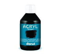 DARWI - DA0350250100C - Un flacon de Peinture Acrylique Brillante - Coloris Noir - 250 ML - DARWI ACRYLIC