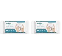 darwi DA0801000000 Pasta de Modelado clásico, Madera, Blanco, 1 kg, 1000 Unidades (Paquete de 2)