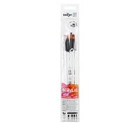 Darwi For You DF1905150K04C - Set de 5 Pinceaux Acrylique fins