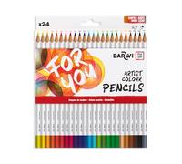Darwi For You DF2100024K01C - DFY 24 crayons couleurs standards
