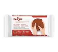 Darwi Masilla para modelar (500 g, se Seca al Aire), Color Terracotta