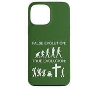 Darwin Evolución Vs Creación Bíblica Debate Meme Carcasa para iPhone 13 Pro Max