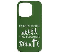 Darwin Evolución Vs Creación Bíblica Debate Meme Carcasa para iPhone 14 Pro