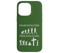 Darwin Evolución Vs Creación Bíblica Debate Meme Carcasa para iPhone 14 Pro Max