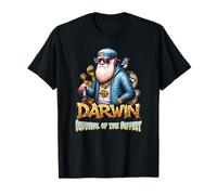 Darwin "La supervivencia del hippest" divertido Charles Darwin Camiseta